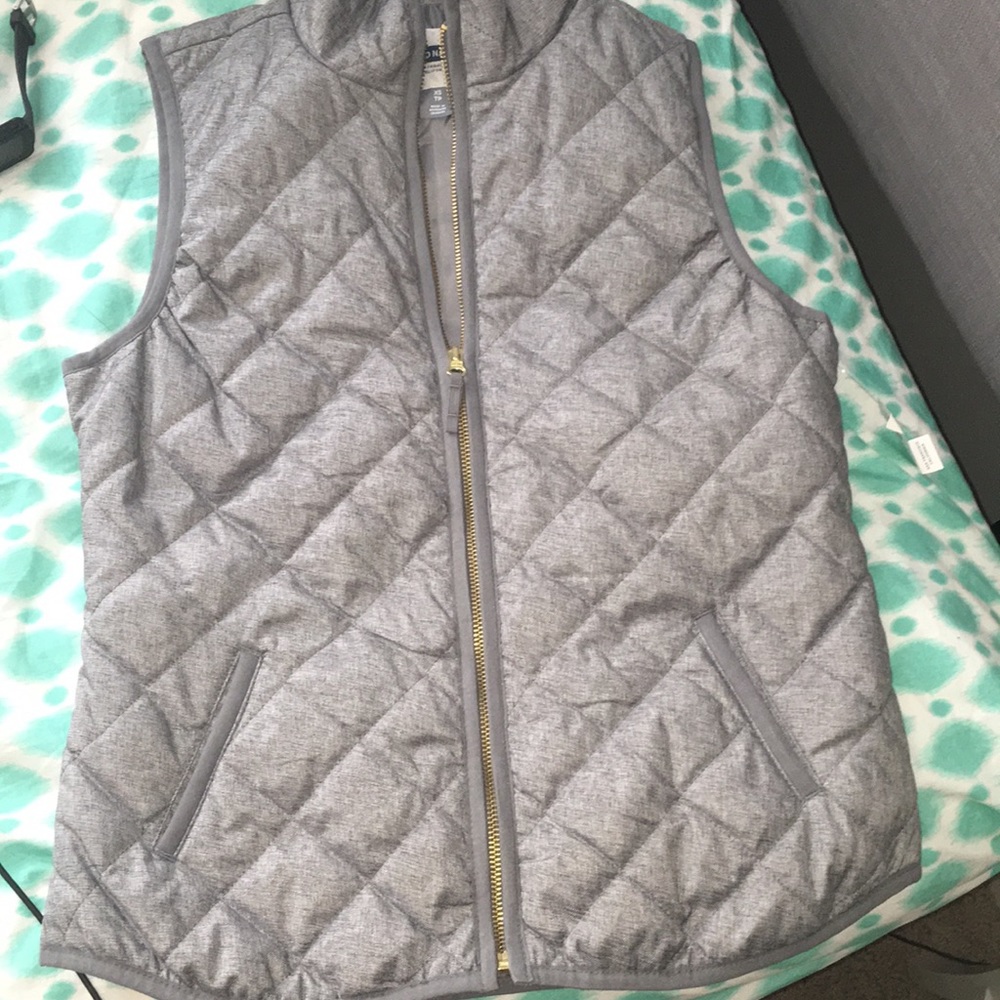grey vest